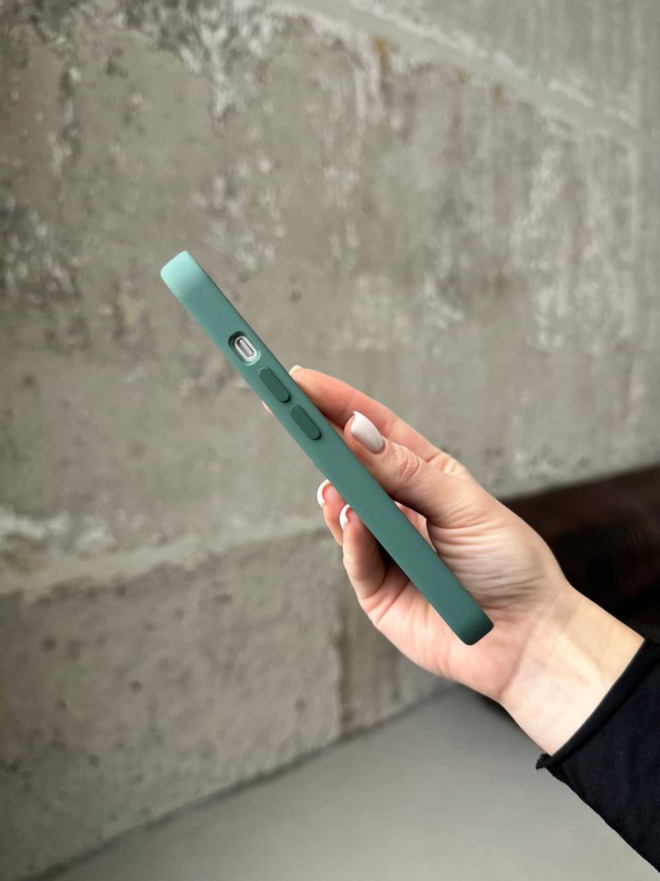 Чохол Silicone case з Magsafe на iPhone 13 Eucalyptus (11)