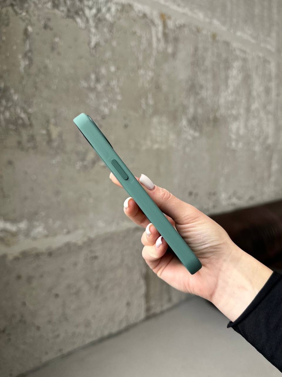 Чохол Silicone case з Magsafe на iPhone 13 Eucalyptus (11)