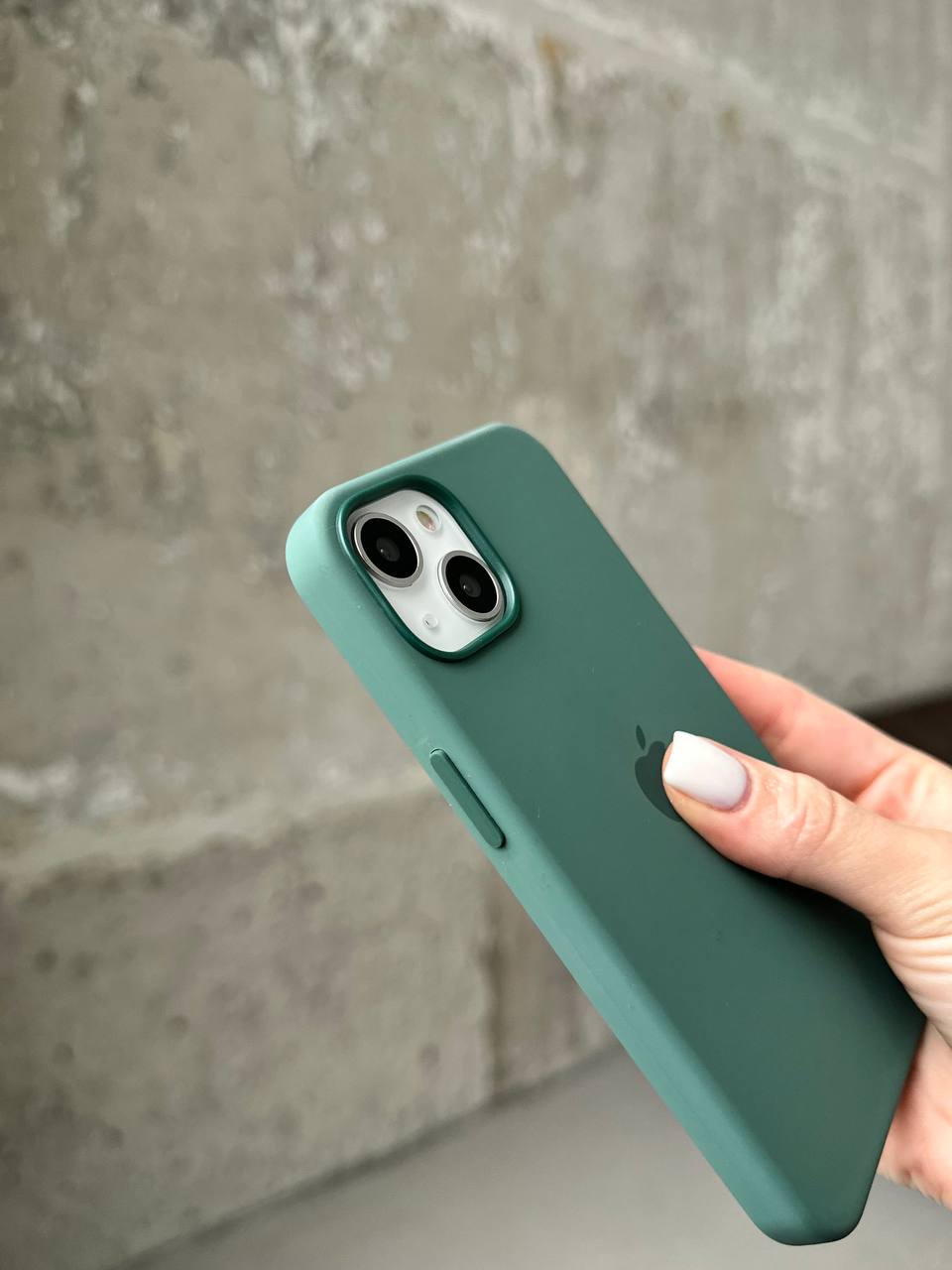 Чохол Silicone case з Magsafe на iPhone 13 Eucalyptus (11)