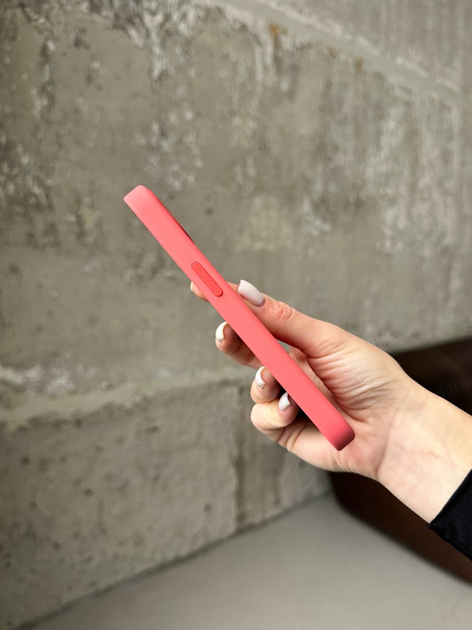 Чехол Silicone case с Magsafe на iPhone 13 Pink Pomelo (08)