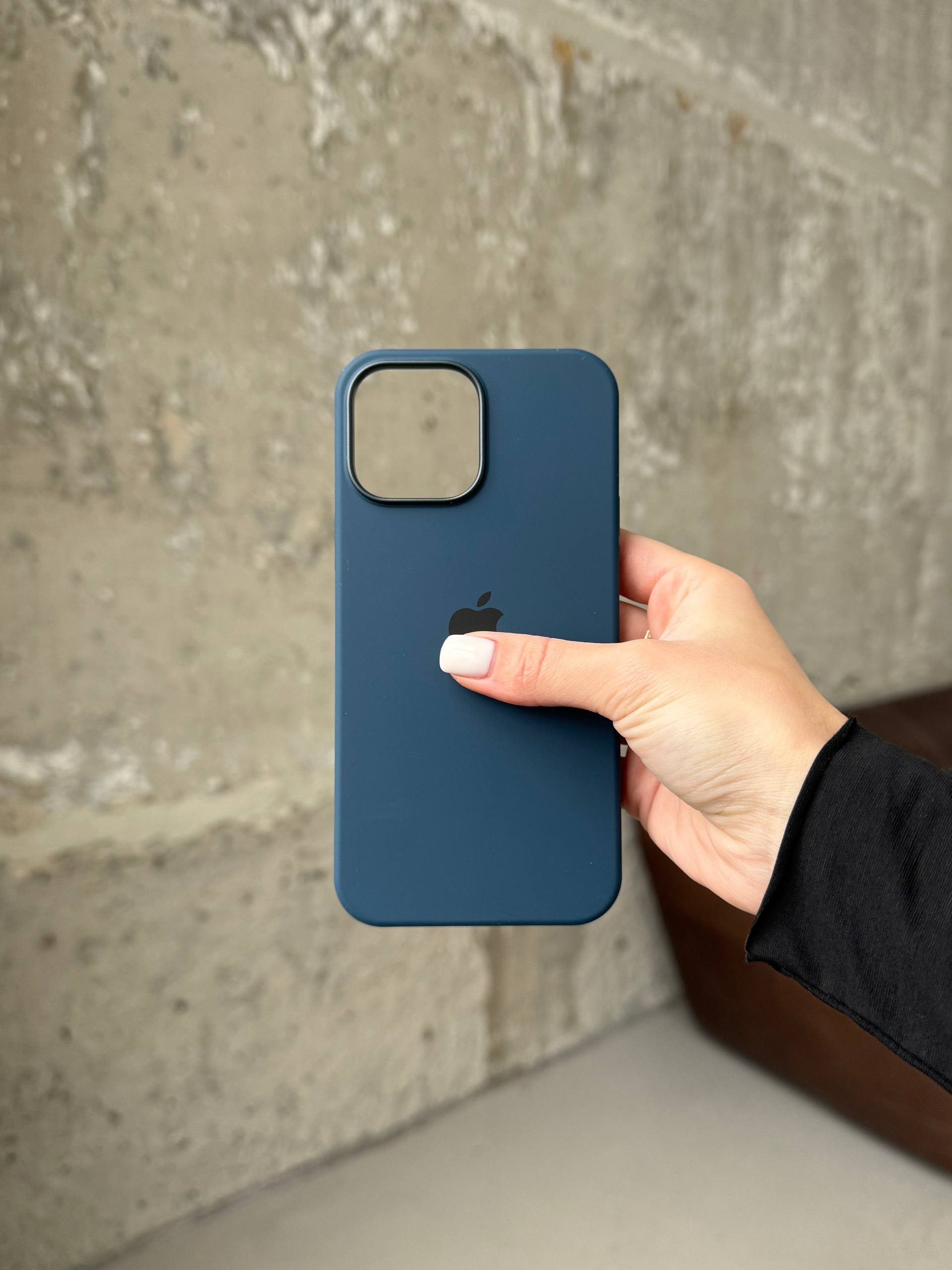 Чохол Silicone case з Magsafe на iPhone 13 Pro Abyss Blue (03)