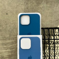 Чохол Silicone case з Magsafe на iPhone 13 Pro Blue Jay (06)