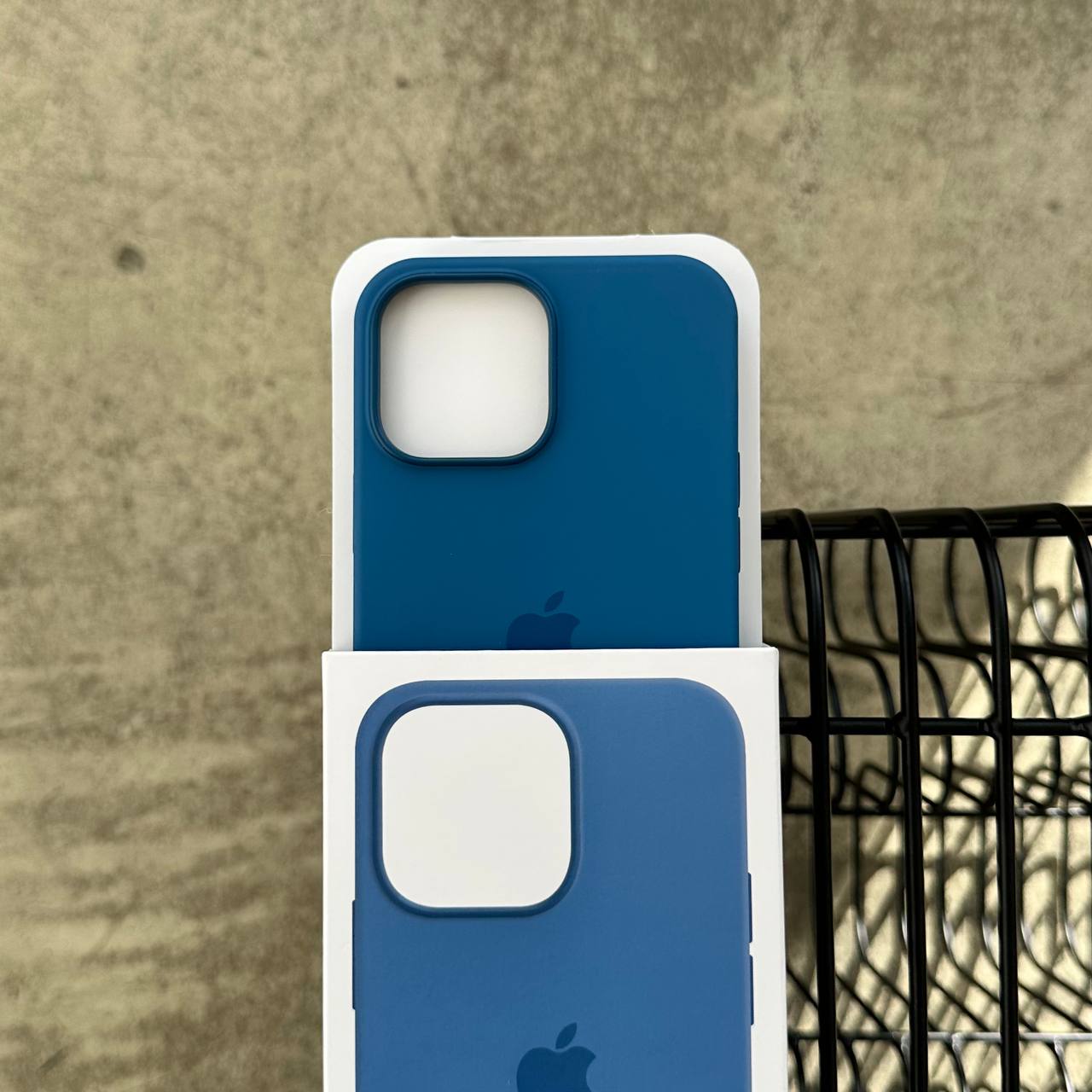 Чохол Silicone case з Magsafe на iPhone 13 Pro Max Blue Jay (06)