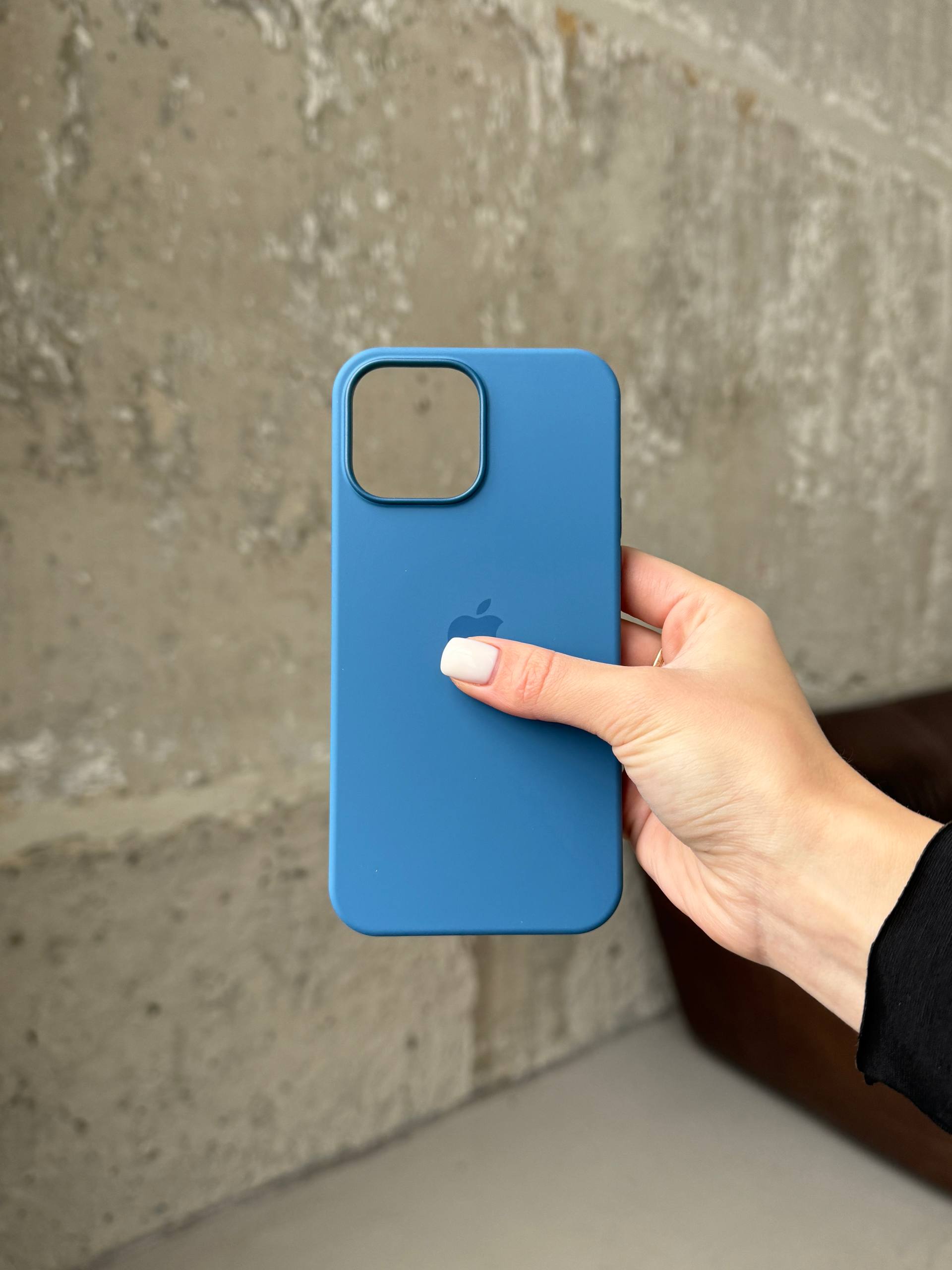 Чохол Silicone case з Magsafe на iPhone 13 Pro Blue Jay (06)