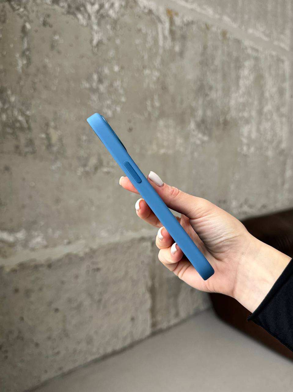 Чохол Silicone case з Magsafe на iPhone 13 Pro Blue Jay (06)