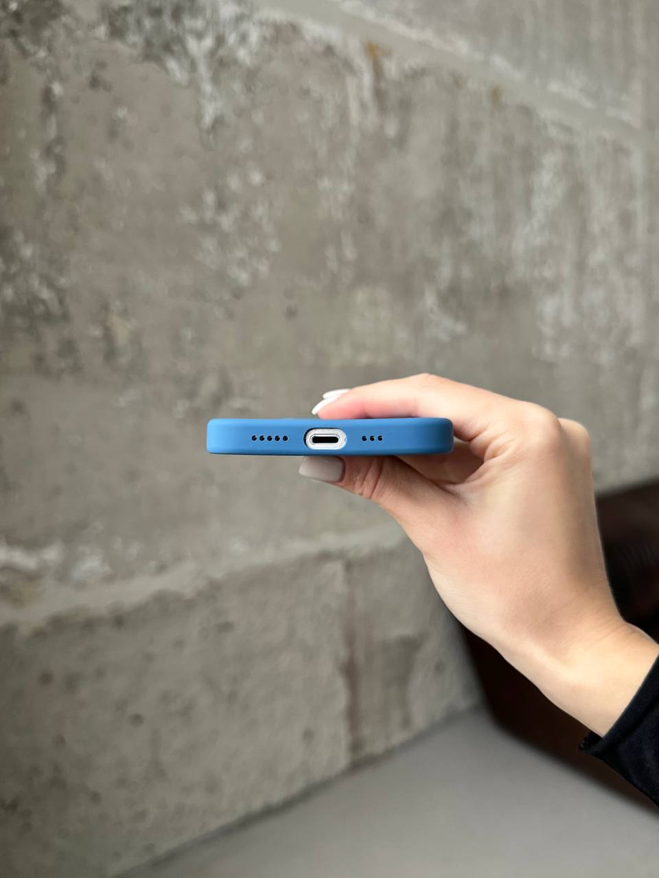 Чохол Silicone case з Magsafe на iPhone 13 Pro Blue Jay (06)