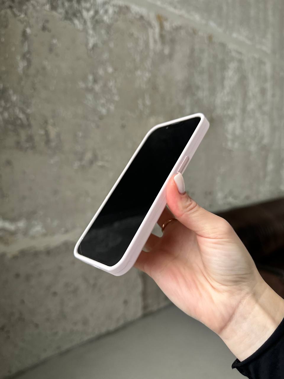 Чохол Silicone case з Magsafe на iPhone 13 Pro Max Chalk Pink (02)