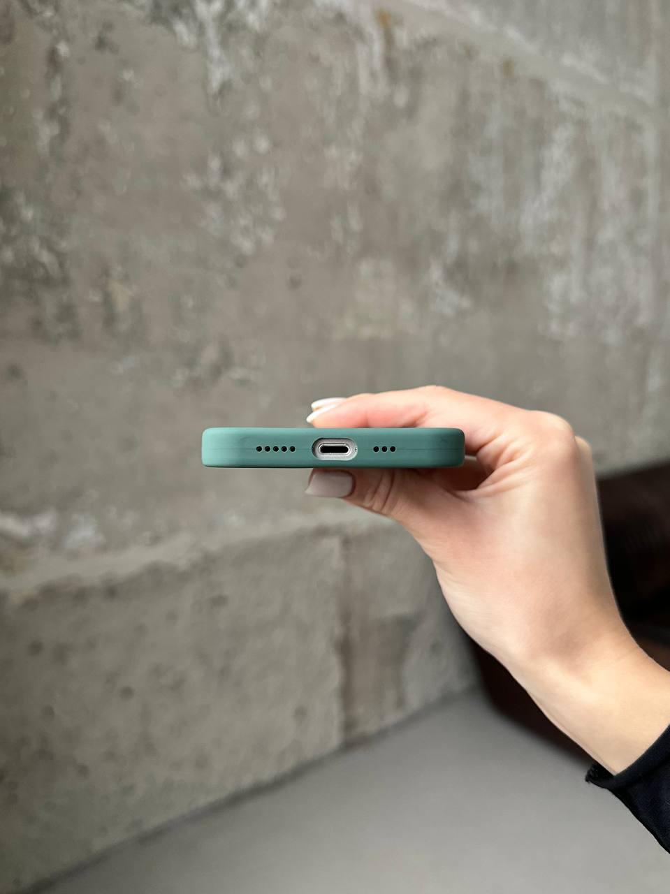 Чохол Silicone case з Magsafe на iPhone 13 Pro Max Eucalyptus (11)