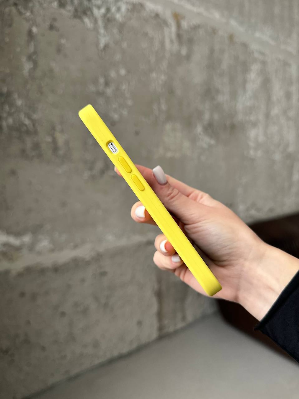 Чохол Silicone case з Magsafe на iPhone 13 Pro Max Lemon Zest (09)