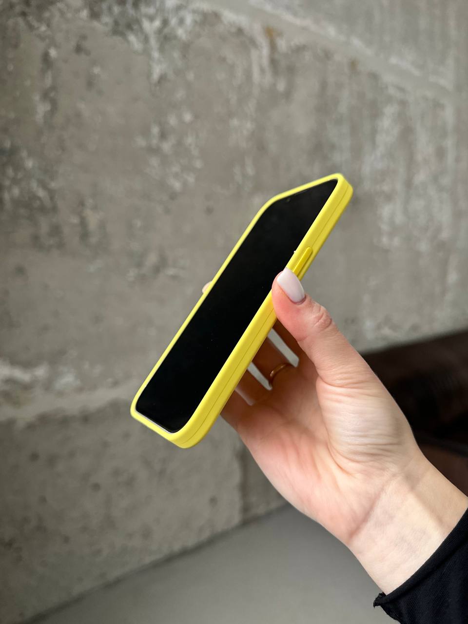 Чохол Silicone case з Magsafe на iPhone 13 Pro Max Lemon Zest (09)