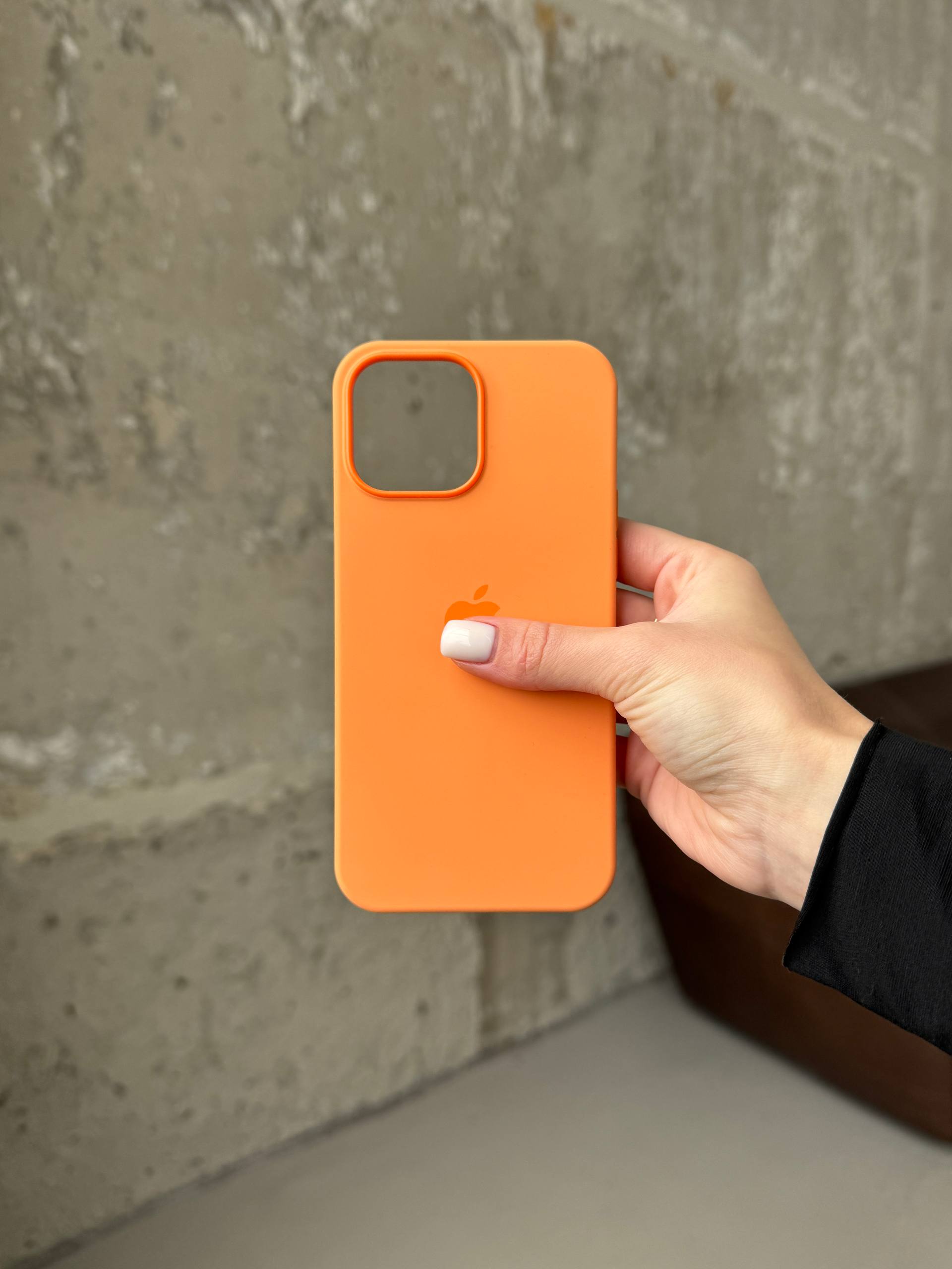 Чохол Silicone case з Magsafe на iPhone 13 Pro Marigold (07)