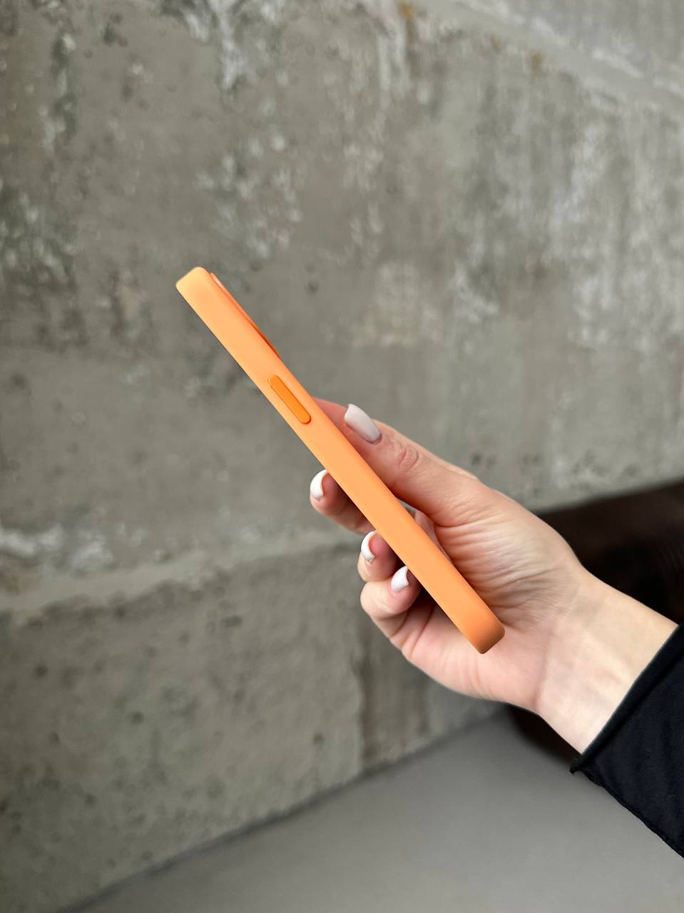 Чохол Silicone case з Magsafe на iPhone 13 Pro Marigold (07)