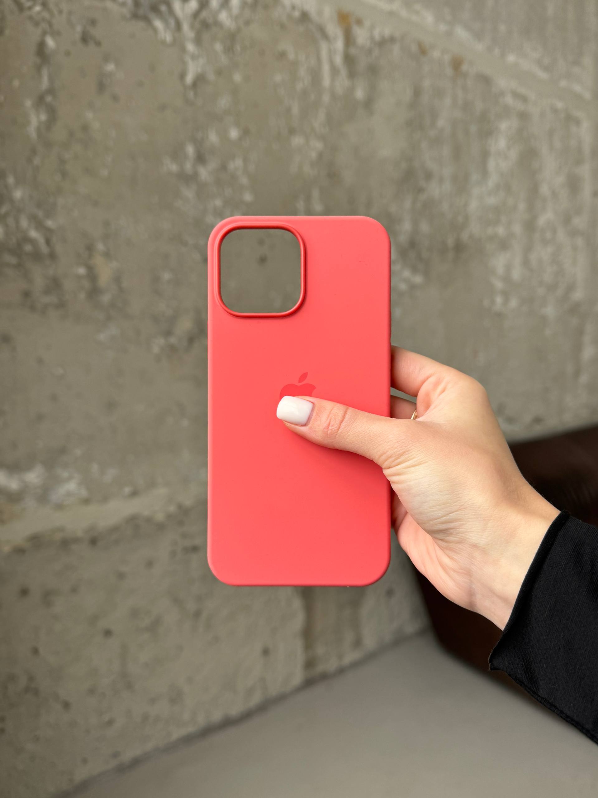 Чохол Silicone case з Magsafe на iPhone 13 Pro Pink Pomelo (08)