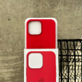 Чохол Silicone case з Magsafe на iPhone 13 Pro Red (04)