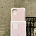 Чохол Silicone case з Magsafe на iPhone 14+ Chalk Pink (03)