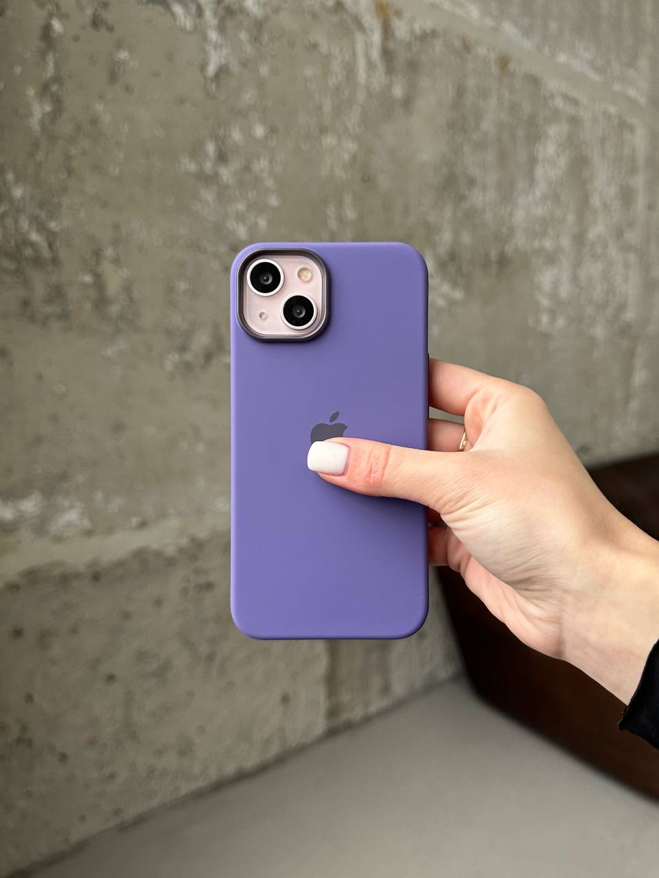 Чохол Silicone case з Magsafe на iPhone 14+ Iris (11)