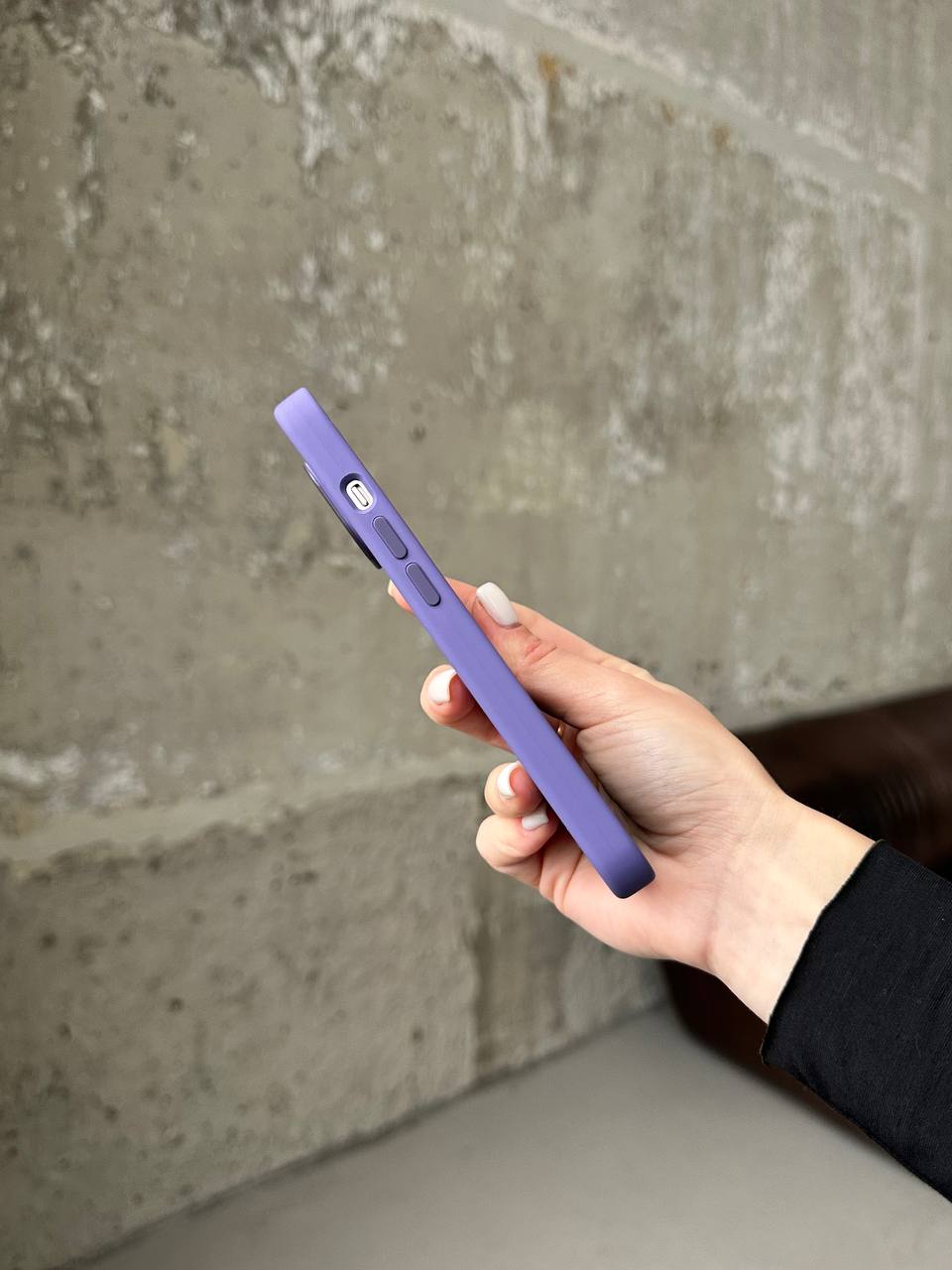 Чохол Silicone case з Magsafe на iPhone 14+ Iris (11)