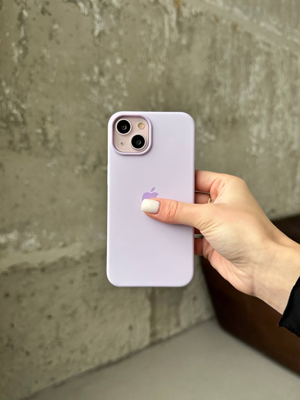 Чехол Silicone case с Magsafe на iPhone 14 Lilac (05)