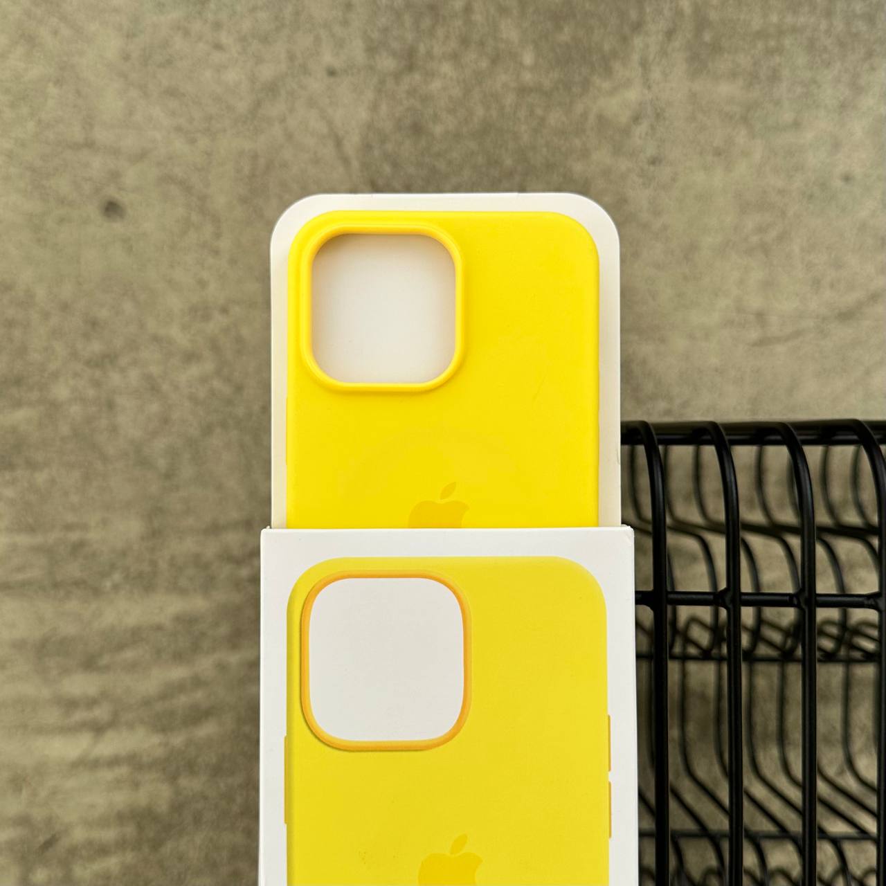 Чохол Silicone case з Magsafe на iPhone 14 Pro Max Canary Yellow (12)