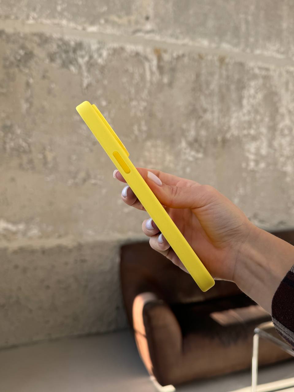 Чохол Silicone case з Magsafe на iPhone 14 Pro Canary Yellow (12)