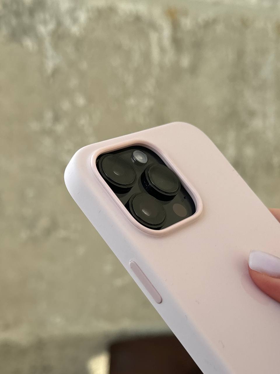 Чохол Silicone case з Magsafe на iPhone 14 Pro Max Chalk Pink (03)