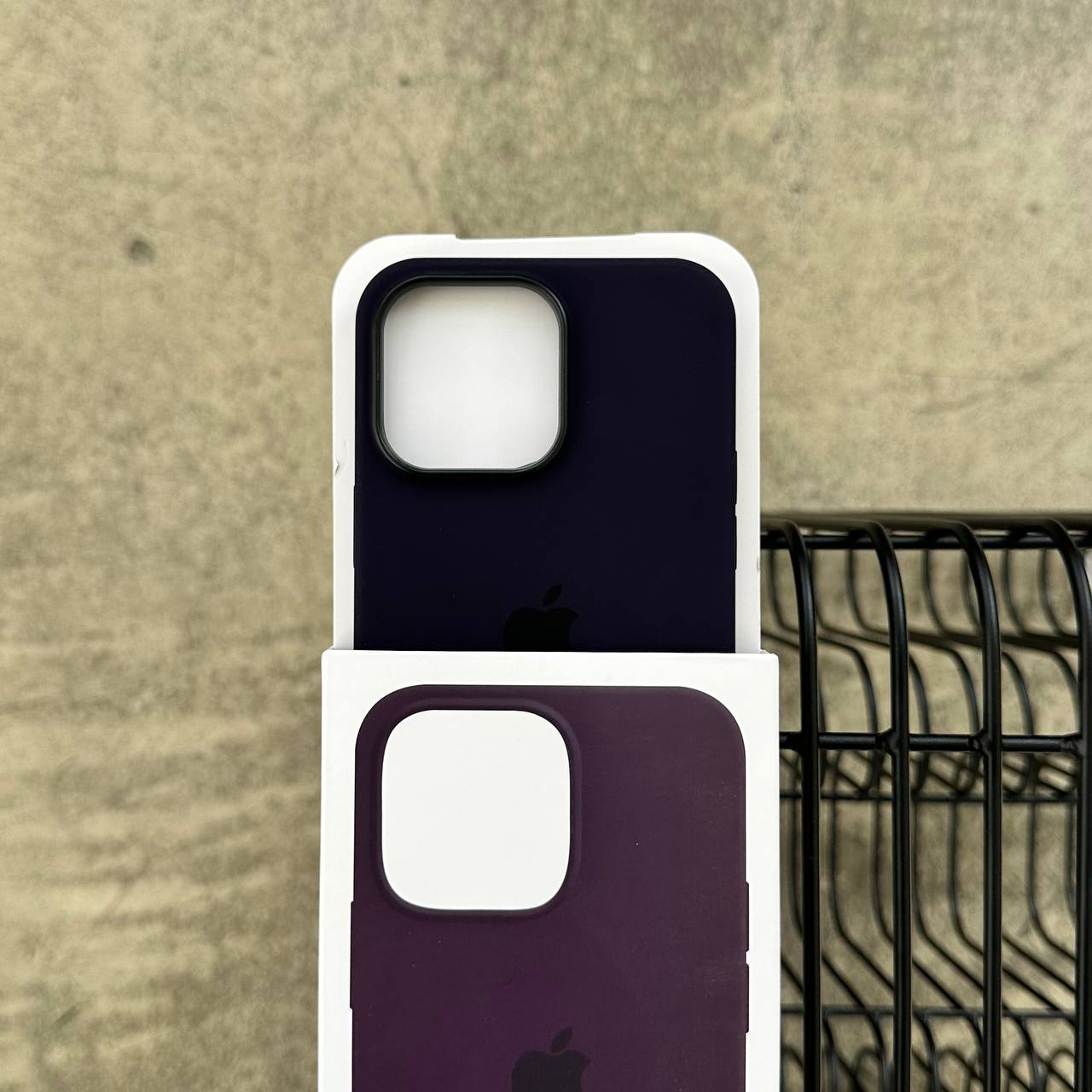 Чохол Silicone case з Magsafe на iPhone 14 Pro Max Elderberry (08)