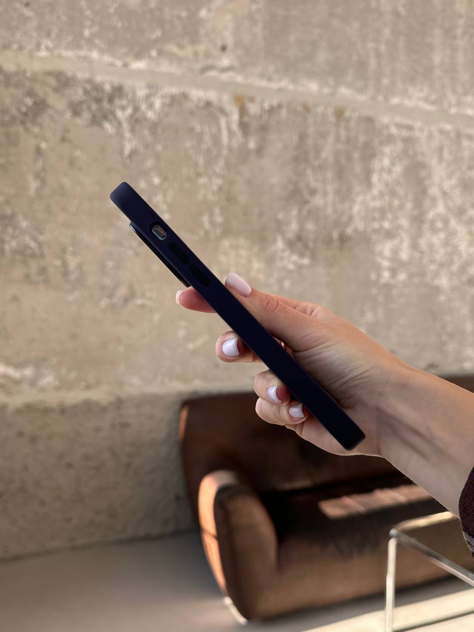 Чохол Silicone case з Magsafe на iPhone 14 Pro Max Elderberry (08)