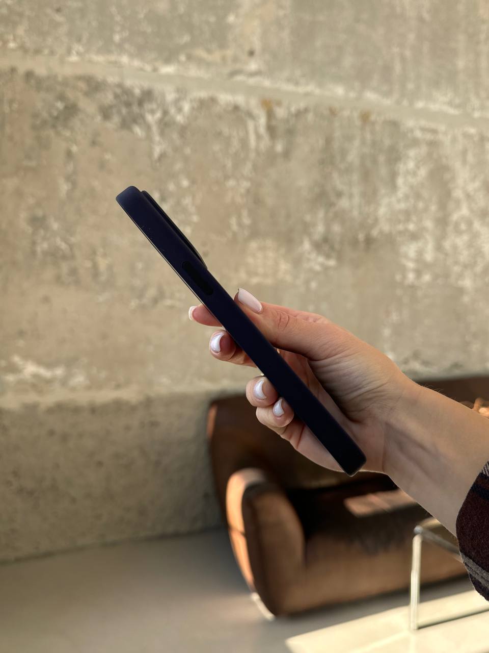 Чохол Silicone case з Magsafe на iPhone 14 Pro Max Elderberry (08)