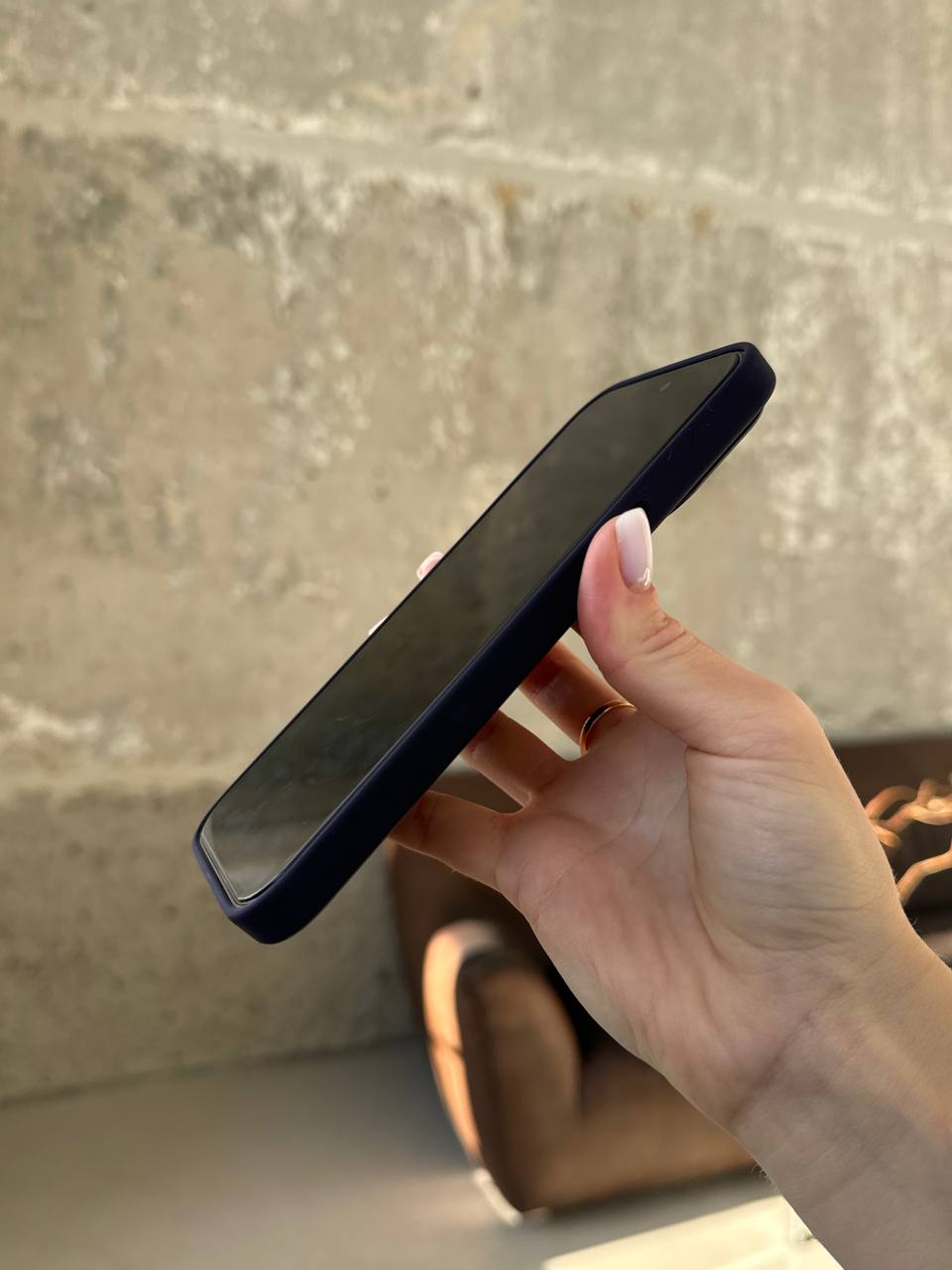 Чохол Silicone case з Magsafe на iPhone 14 Pro Max Elderberry (08)