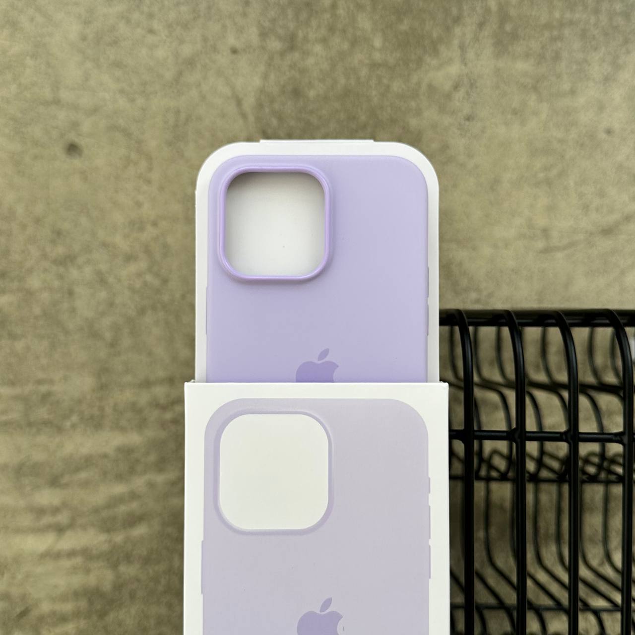 Чохол Silicone case з Magsafe на iPhone 14 Pro Max Lilac (05)