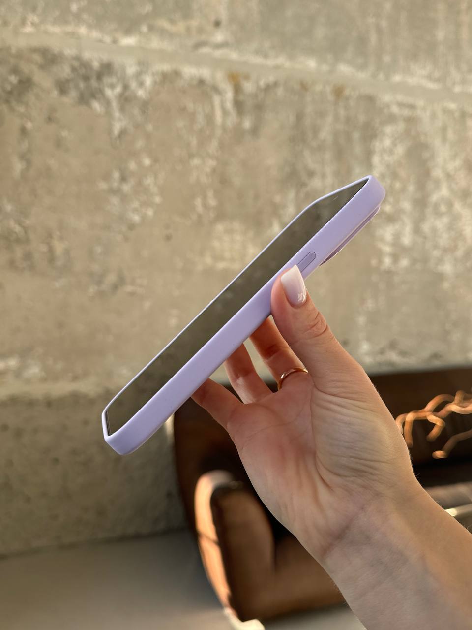 Чехол Silicone case с Magsafe на iPhone 14 Pro Max Lilac (05)