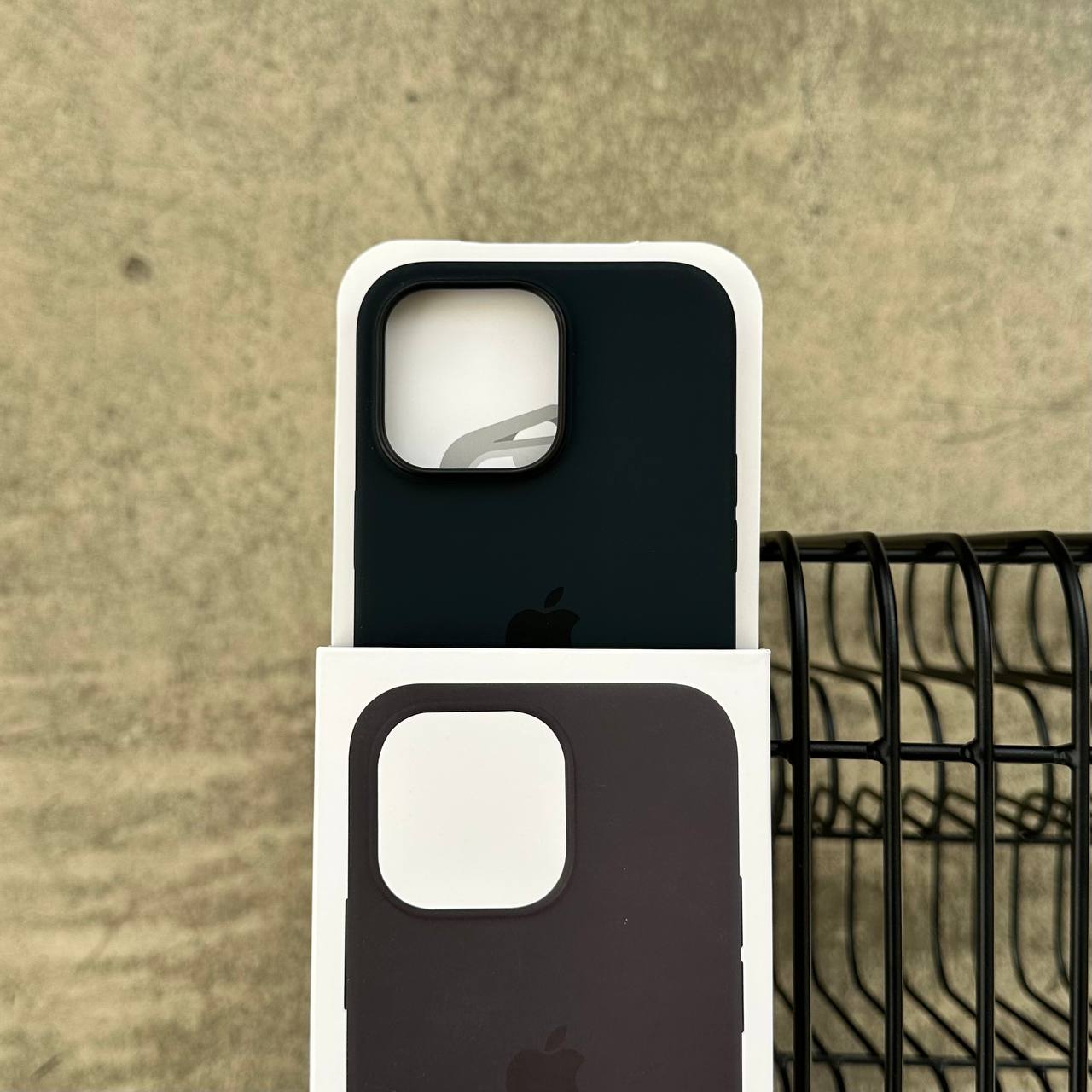 Чохол Silicone case з Magsafe на iPhone 14 Pro Max Midnight (01)