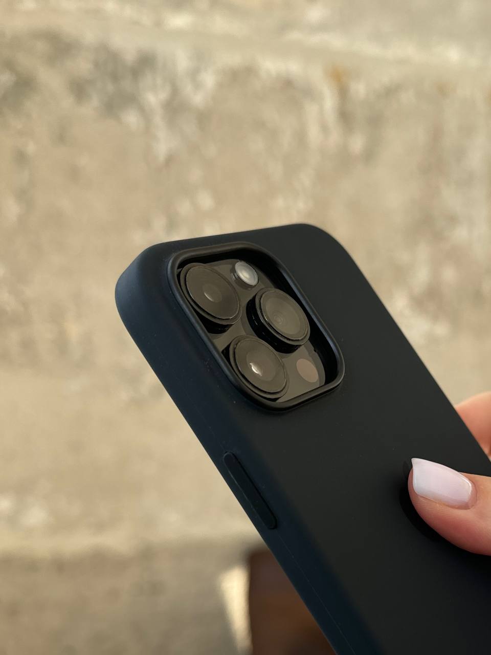 Чохол Silicone case з Magsafe на iPhone 14 Pro Max Midnight (01)