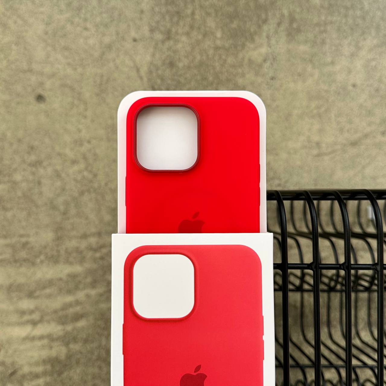 Чохол Silicone case з Magsafe на iPhone 14 Pro Max Red (04)