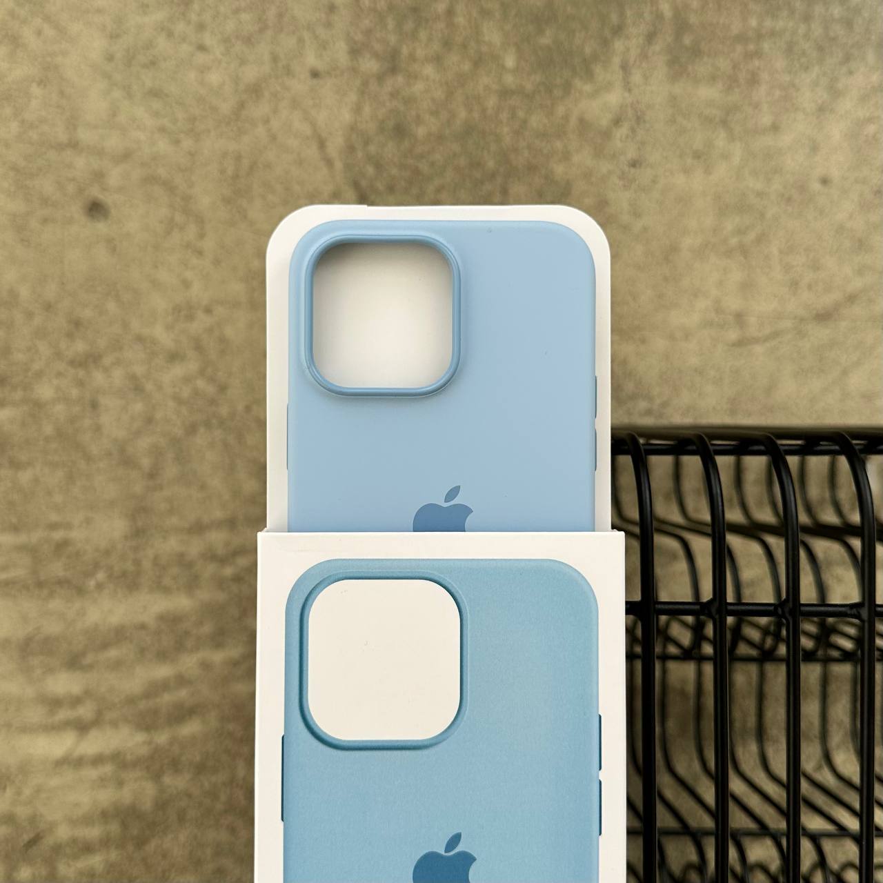 Чохол Silicone case з Magsafe на iPhone 14 Pro Max Sky (09)