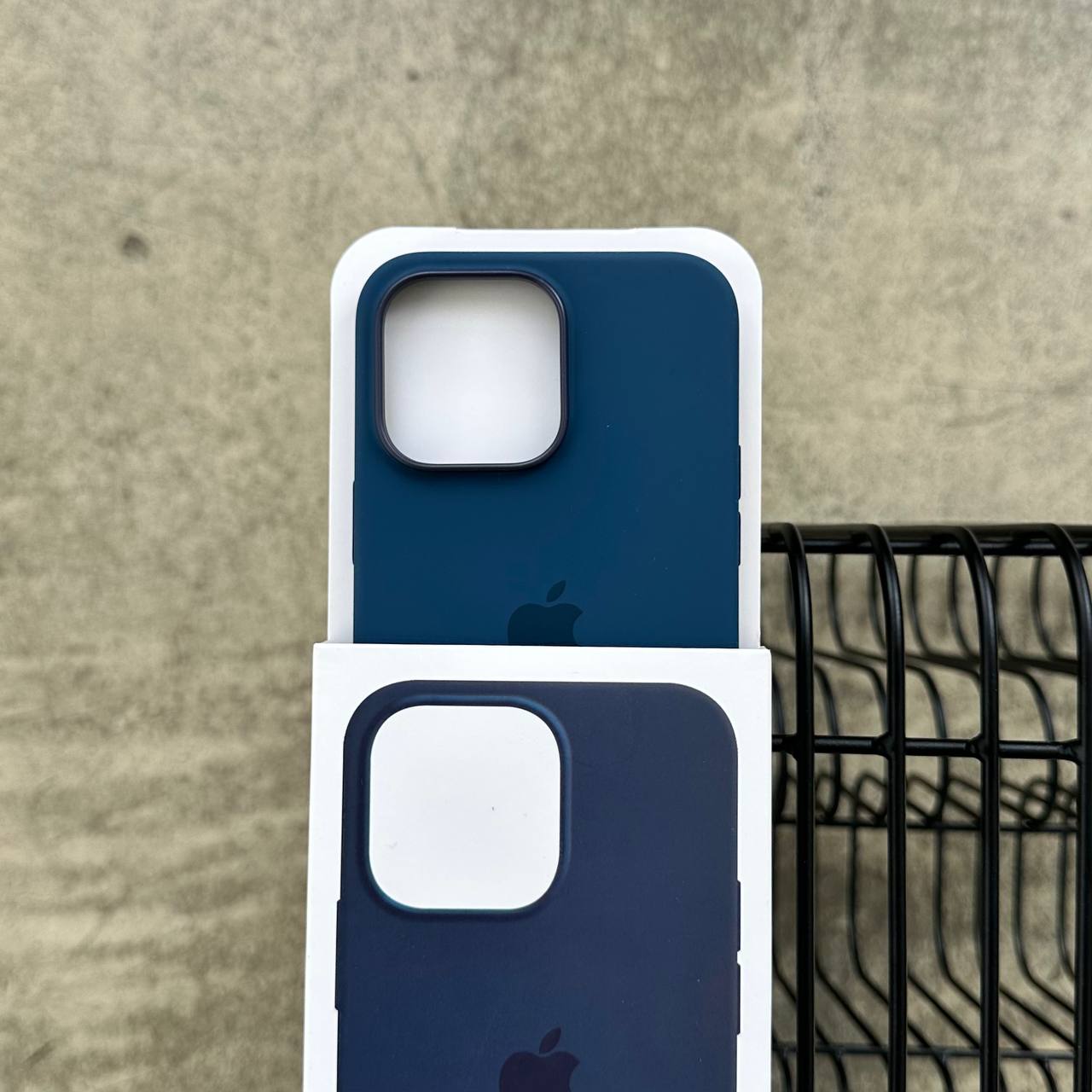 Чохол Silicone case з Magsafe на iPhone 14 Pro Max Storm Blue (07)