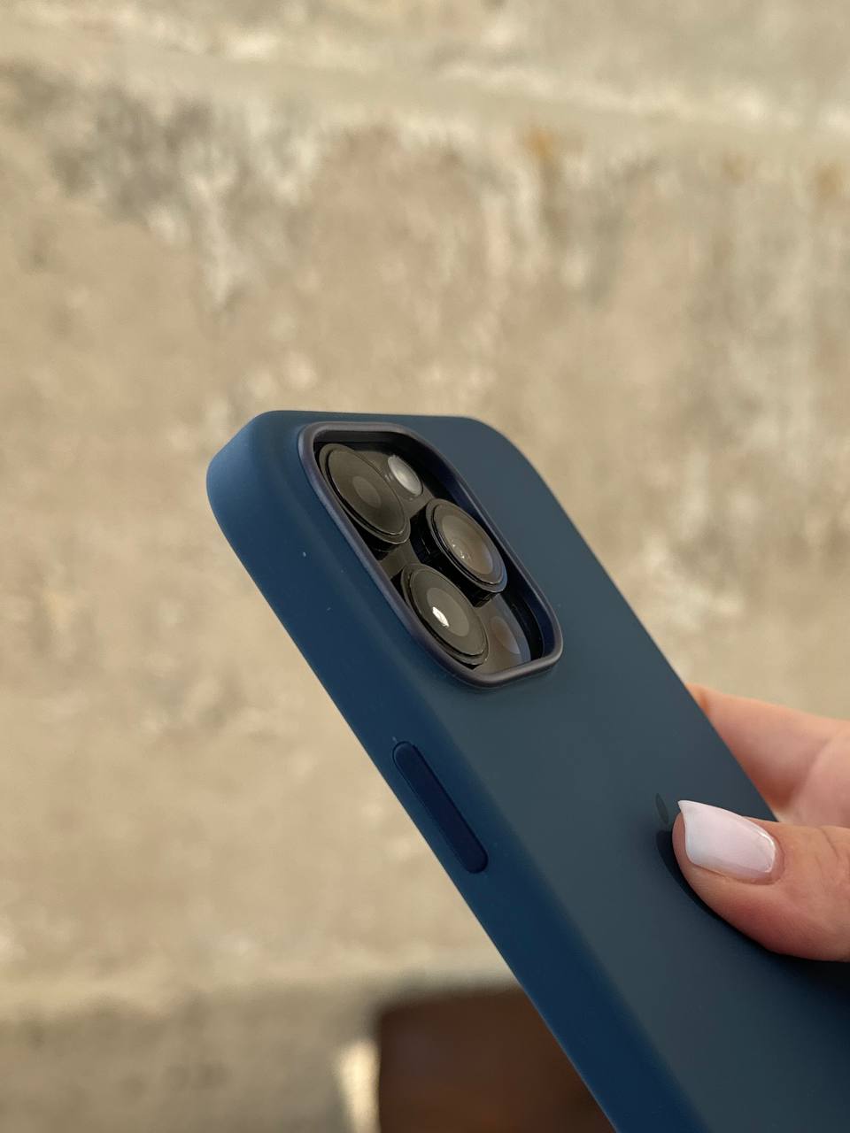 Чехол Silicone case с Magsafe на iPhone 14 Pro Max Storm Blue (07)