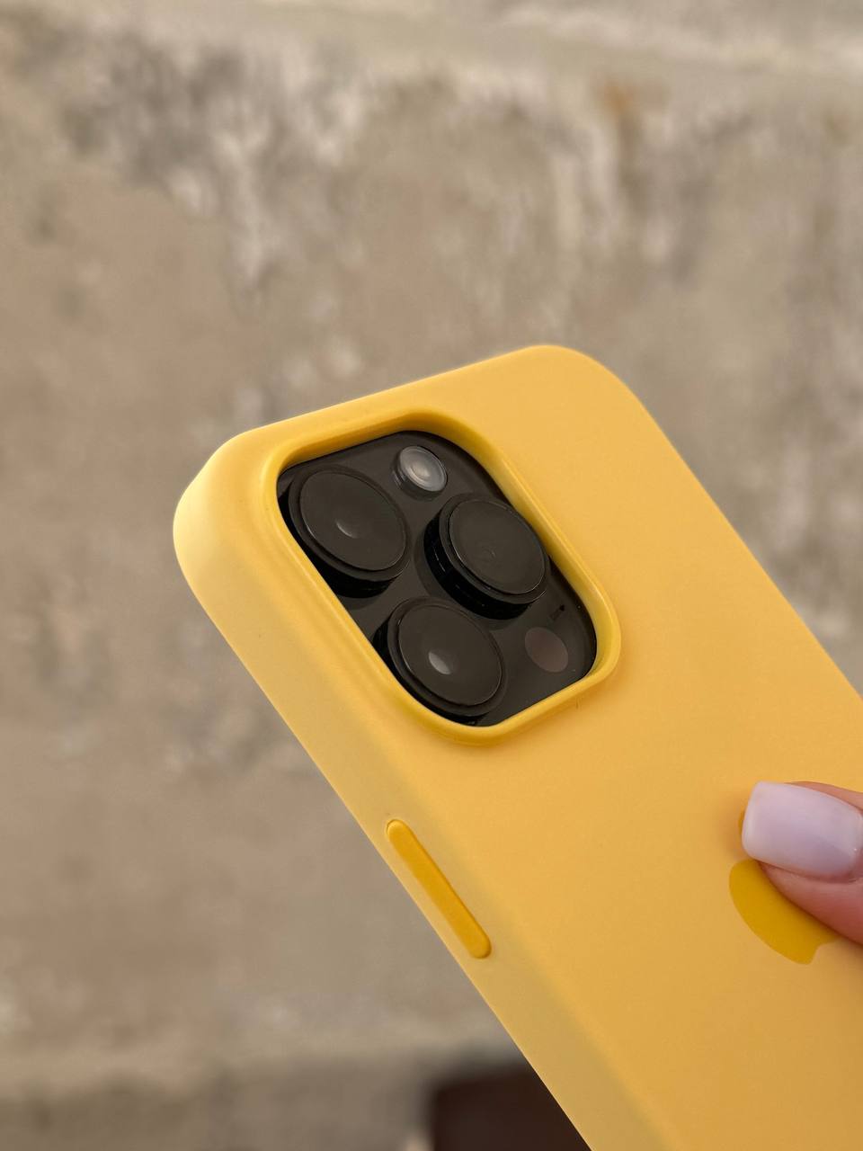 Чехол Silicone case с Magsafe на iPhone 14 Pro Max Sunglow (06)