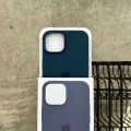 Чохол Silicone case з Magsafe на iPhone 14+ Storm Blue (07)