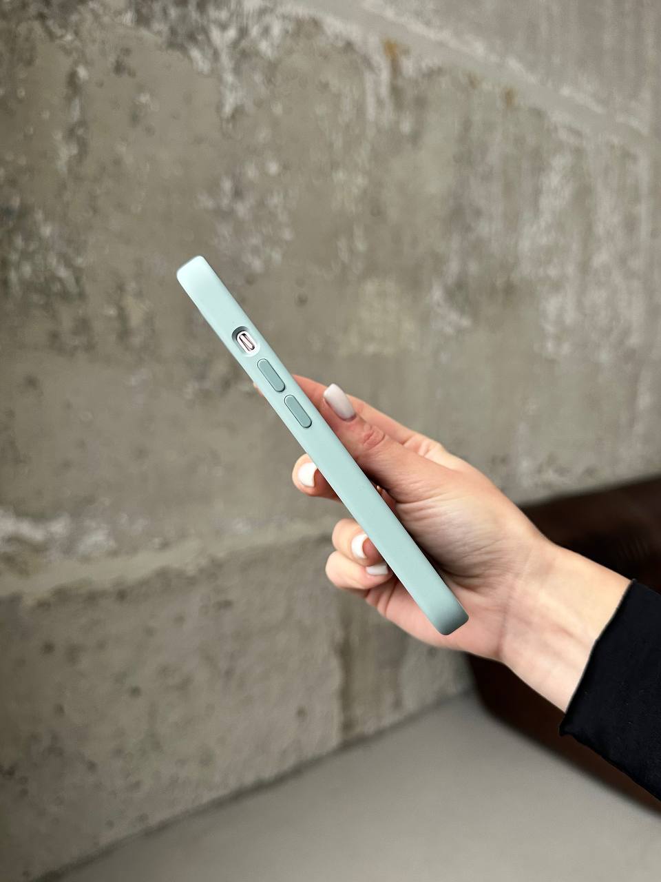 Чехол Silicone case с Magsafe на iPhone 14 Succulent (02)