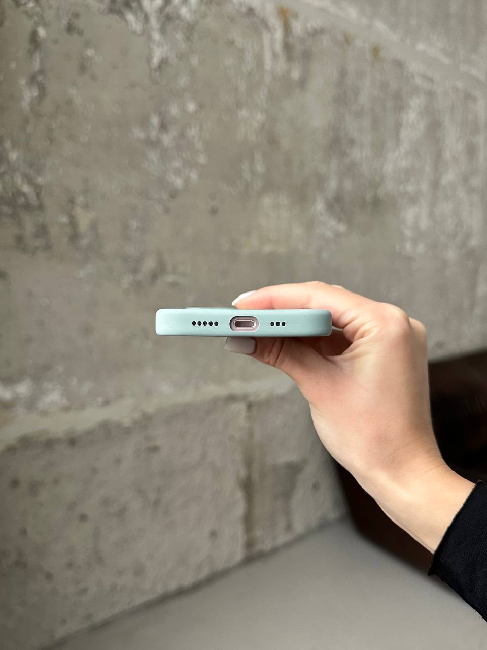 Чехол Silicone case с Magsafe на iPhone 14 Succulent (02)