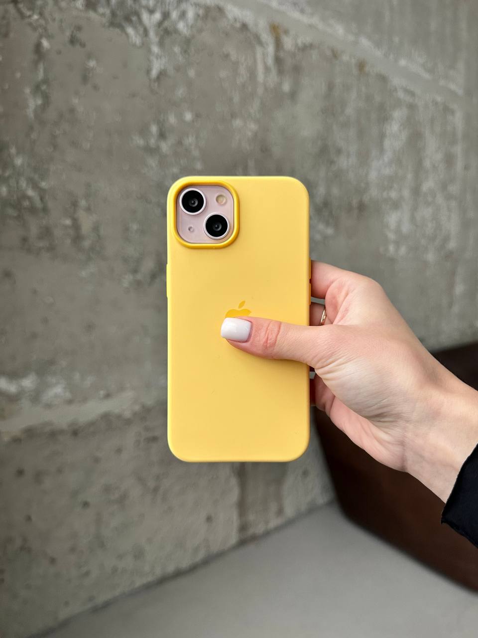 Чехол Silicone case с Magsafe на iPhone 14 Sunglow (06)