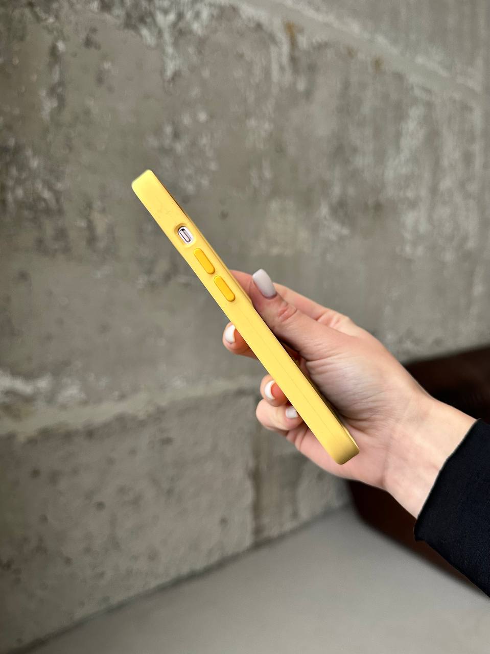 Чехол Silicone case с Magsafe на iPhone 14 Sunglow (06)