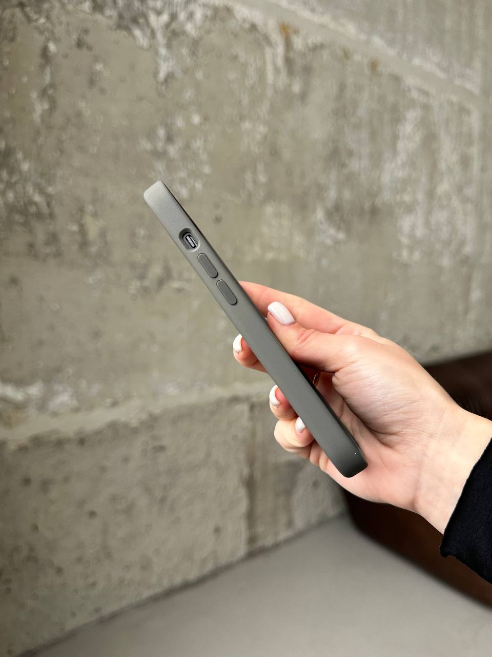 Чехол Silicone case с Magsafe на iPhone 15 Clay (02)