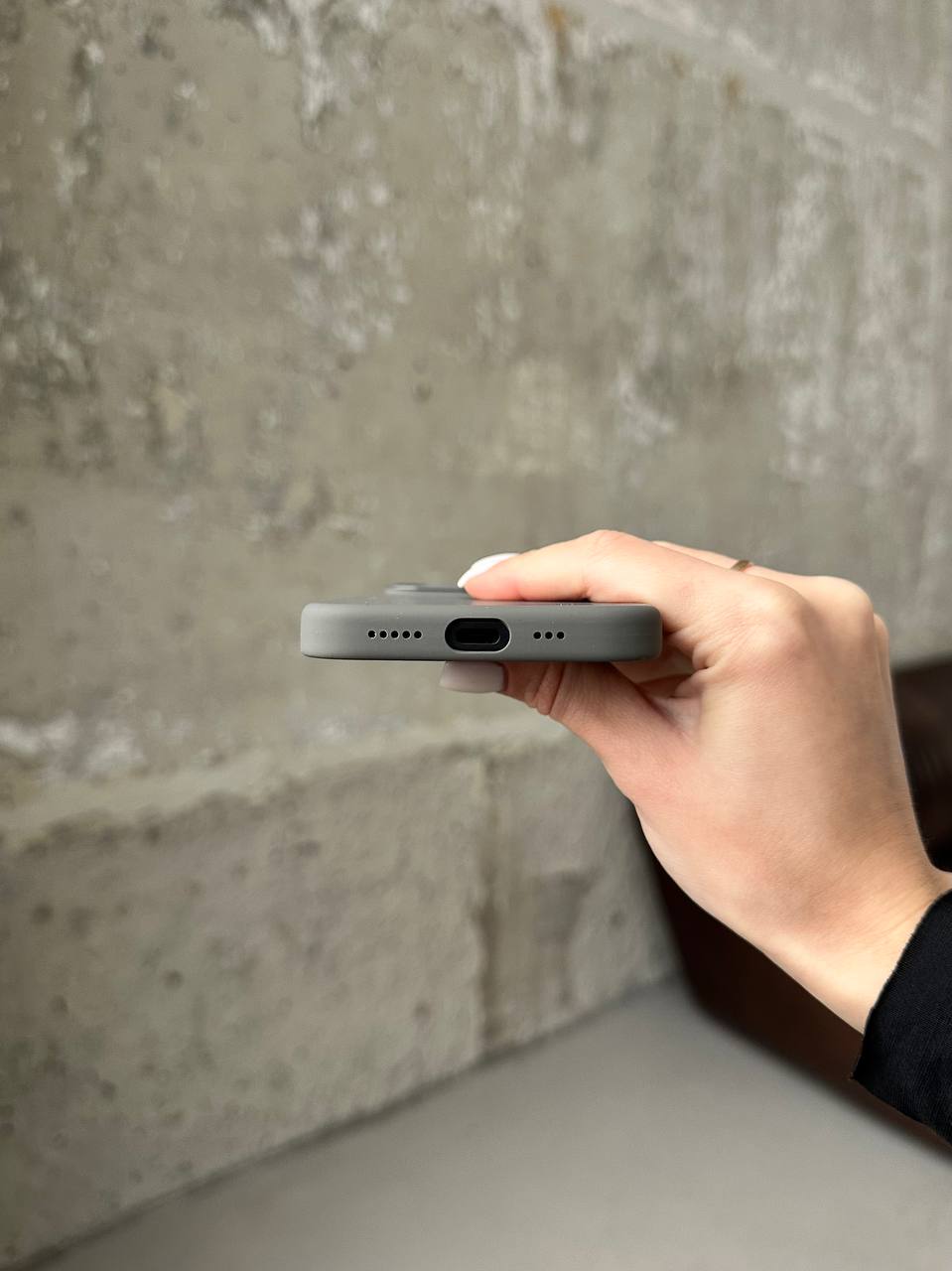 Чехол Silicone case с Magsafe на iPhone 15 Clay (02)