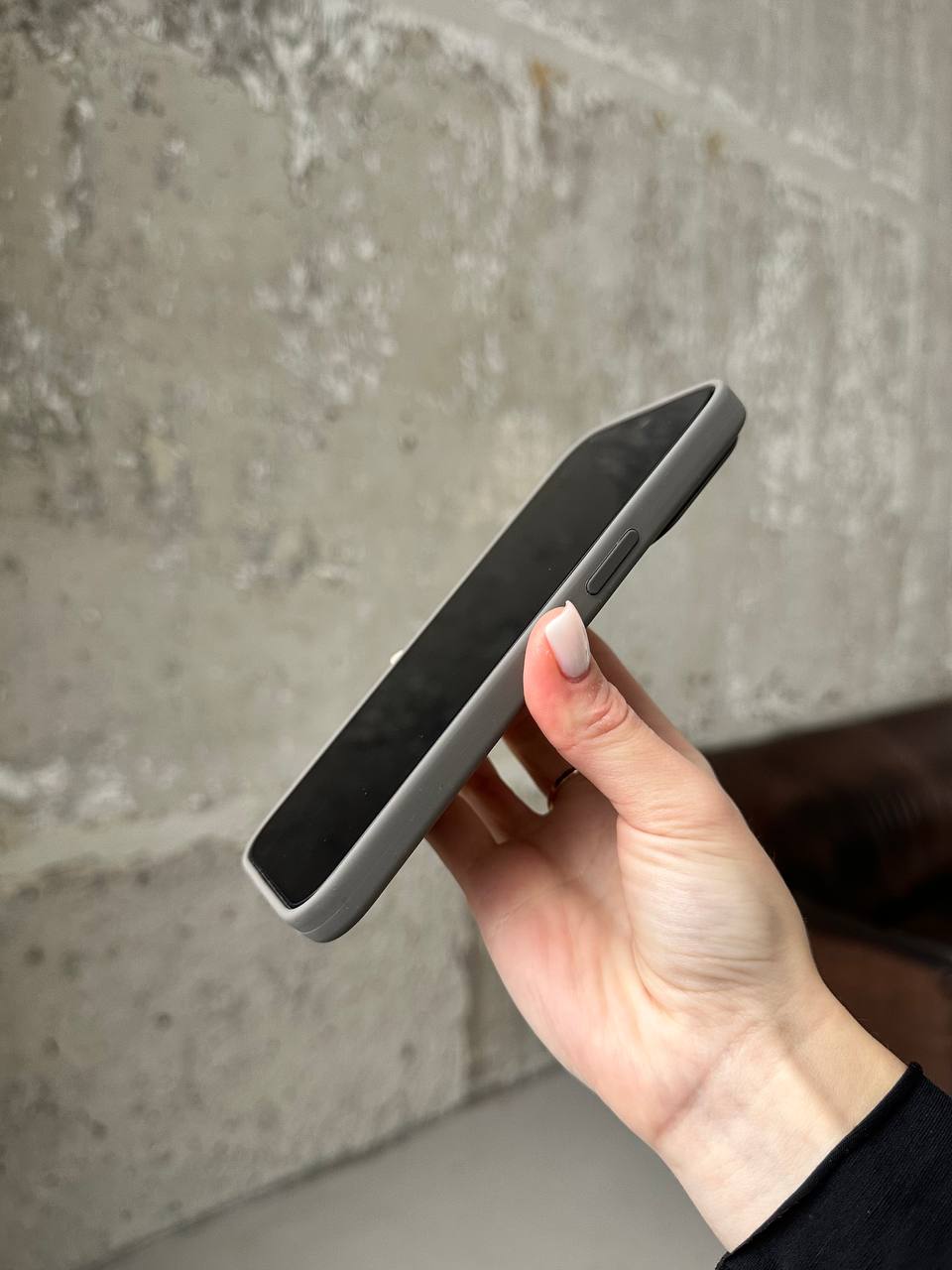 Чехол Silicone case с Magsafe на iPhone 15 Clay (02)