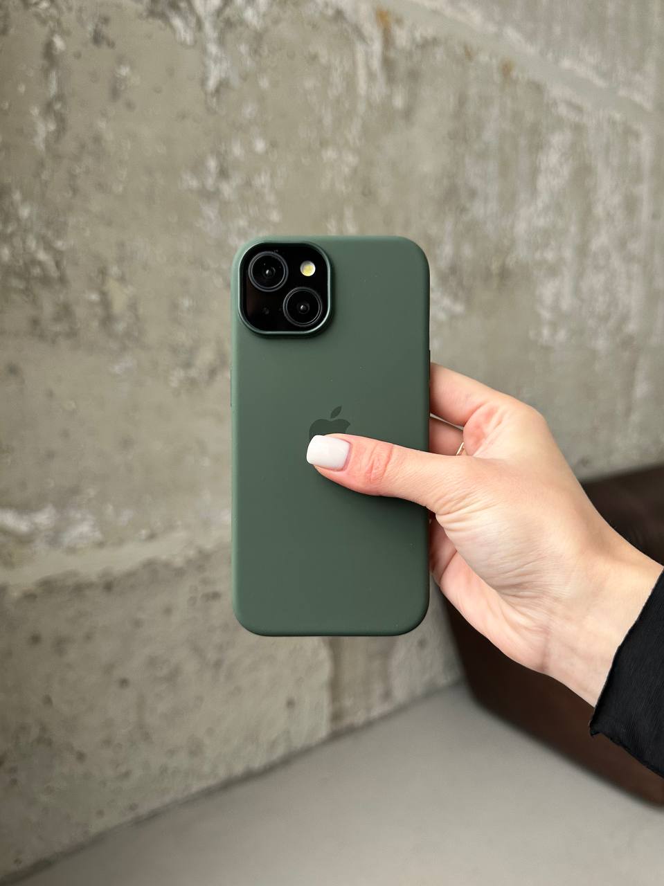 Чехол Silicone case с Magsafe на iPhone 15 Cypress (05)