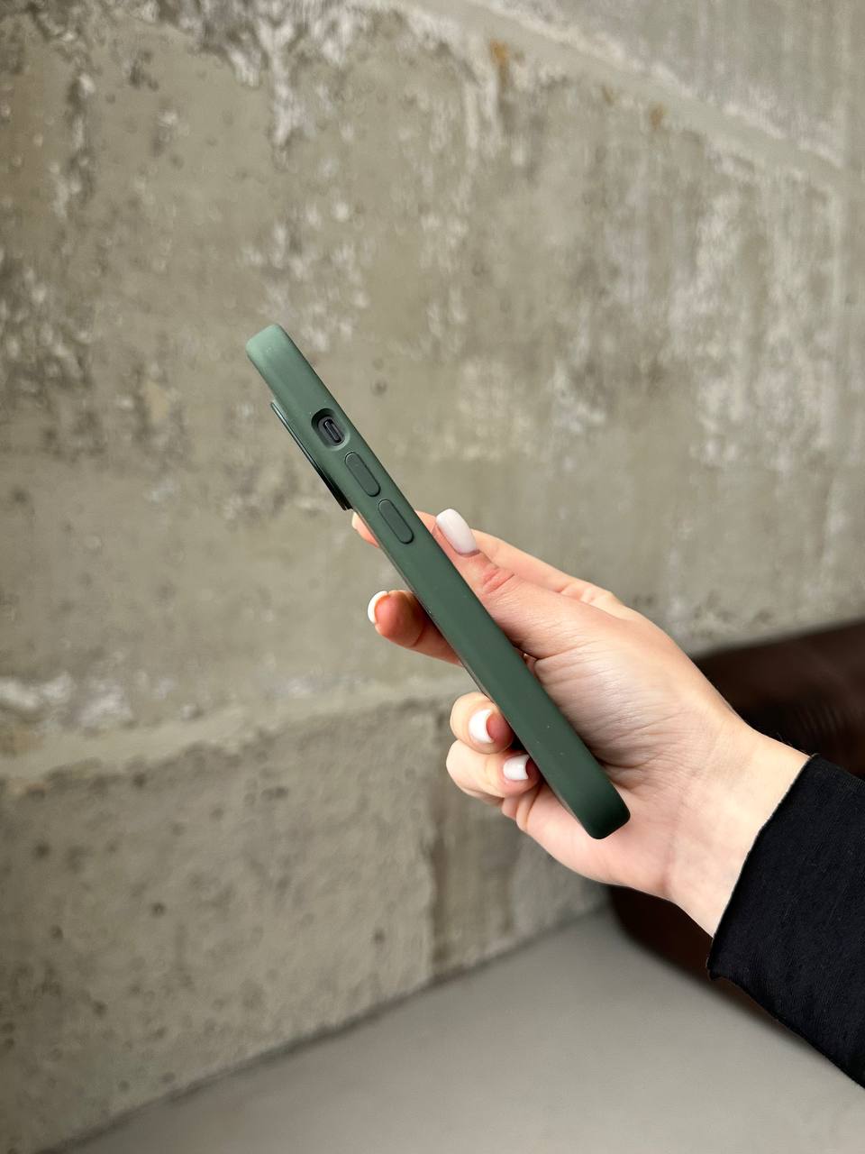 Чехол Silicone case с Magsafe на iPhone 15 Cypress (05)