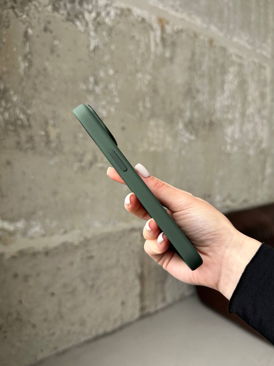 Чехол Silicone case с Magsafe на iPhone 15 Cypress (05)