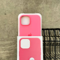 Чохол Silicone case з Magsafe на iPhone 15+ Pink (09)
